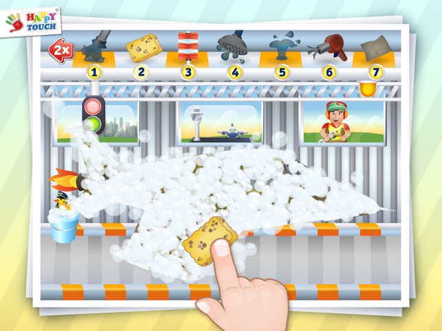 Planes Wash for Kids - Happy Touch Games(圖2)-速報App