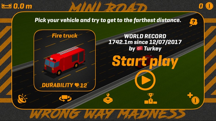 Mini Road - Wrong Way Madness screenshot-0