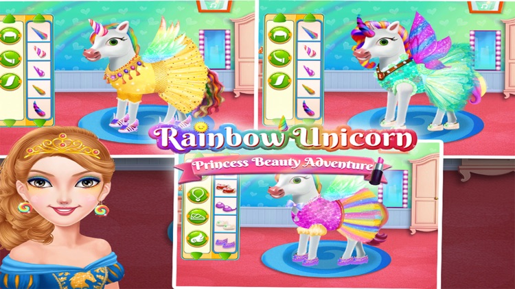 Rainbow Unicorn Princess