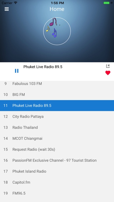 Thailand Radio Station Thai FM screenshot 3