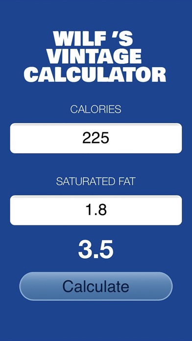 Vintage Points Calculator screenshot 2