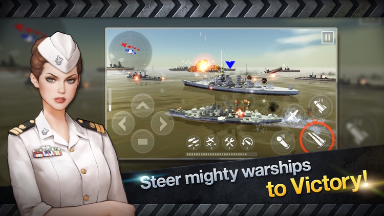WARSHIP BATTLE:3D World War II screenshot-4