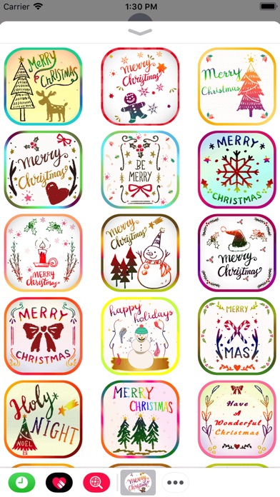 Christmas Card Stickers Pack screenshot 2