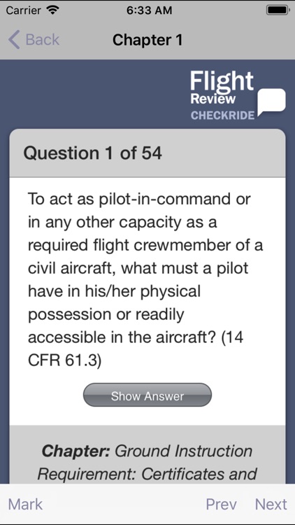 Flight Review Checkride