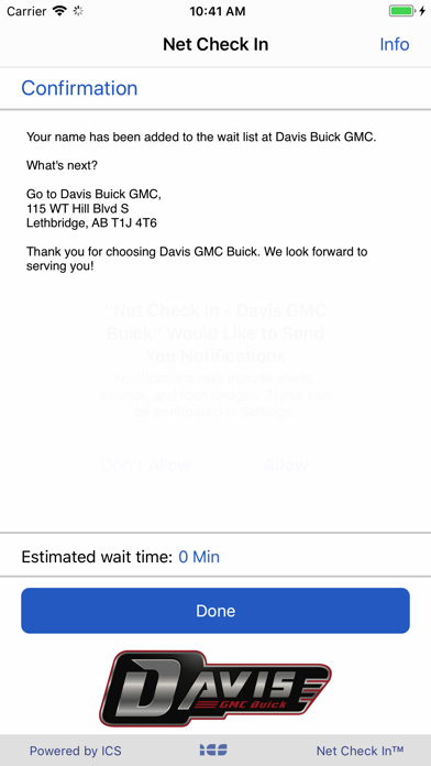 How to cancel & delete Net Check In - Davis GMC Buick from iphone & ipad 3