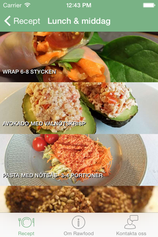 Rawfood screenshot 2