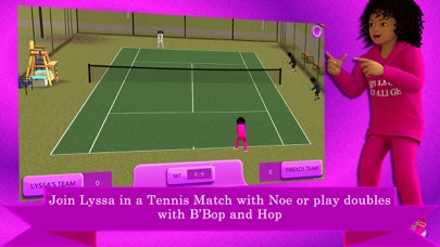 B'Bop and Friends Tennis Game screenshot 2