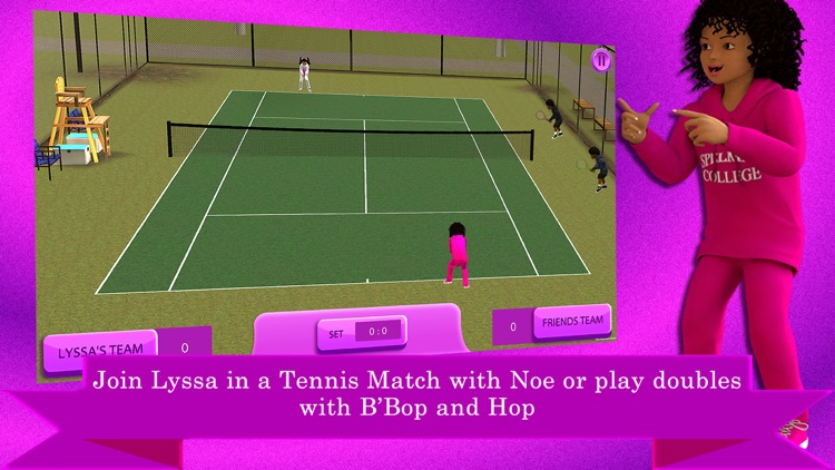 B'Bop and Friends Tennis Game