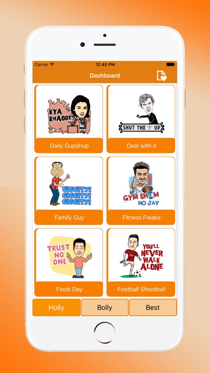 Holly Bolly Chatting Stickers