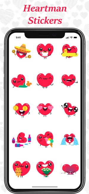 Animated Heartman Emojis(圖2)-速報App