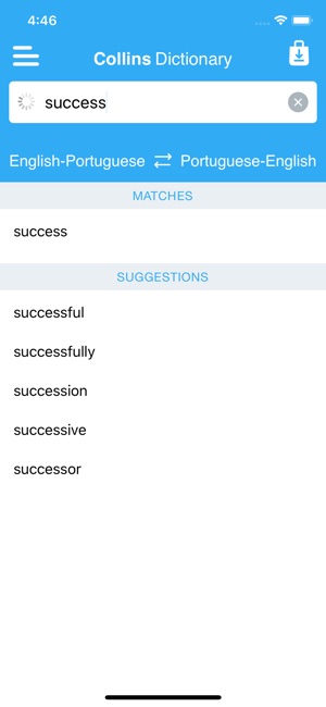 Collins Portuguese Dictionary(圖2)-速報App