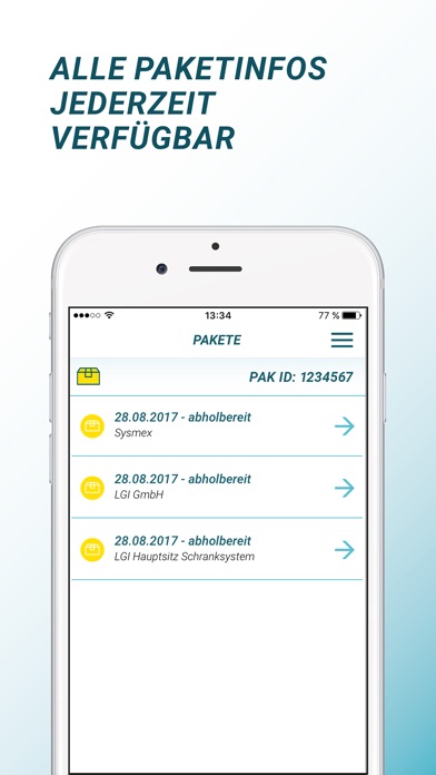 myPAKADOO - meine Pakete-App screenshot 4