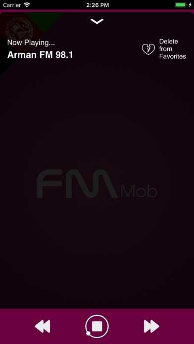 Afghanistan Radio - FM Mob HD screenshot 3