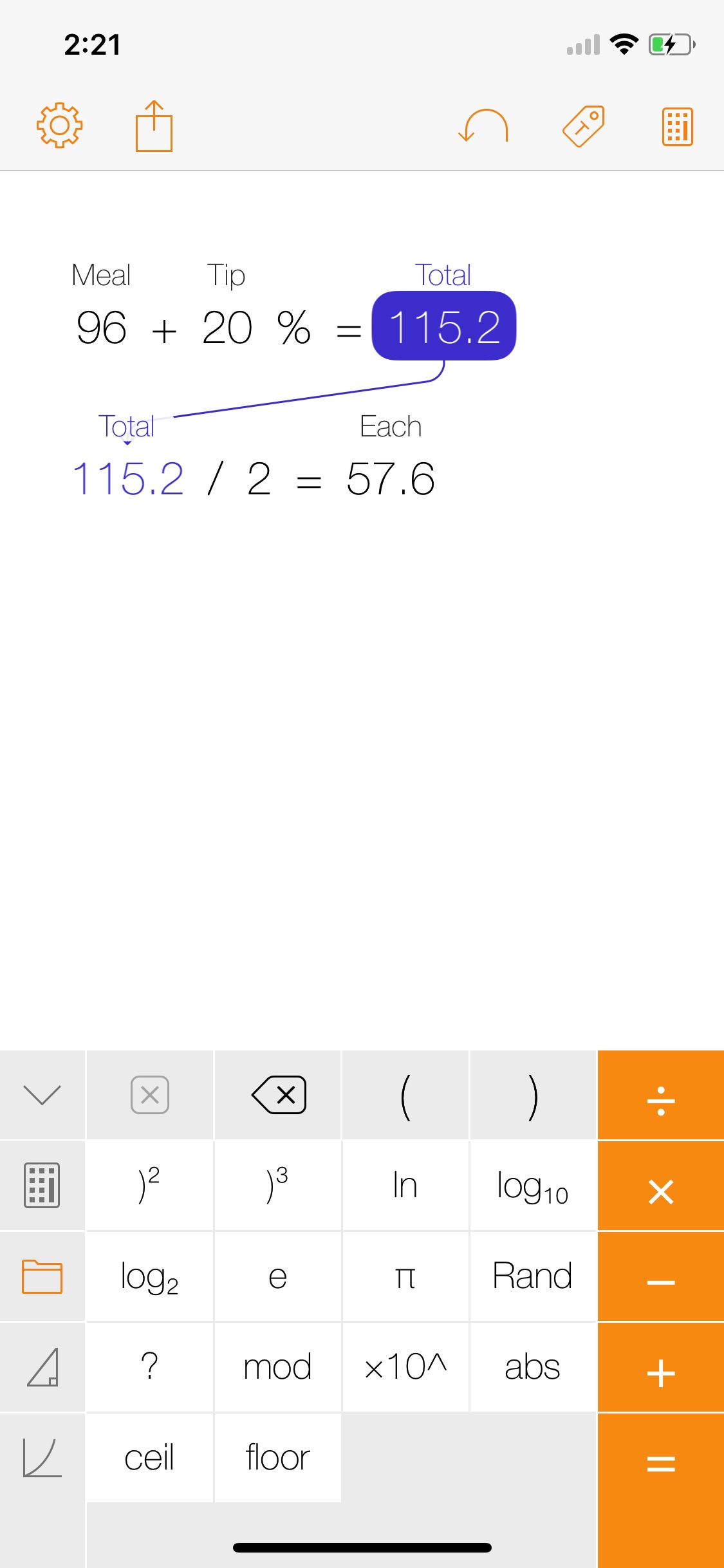 Screenshot do app Tydlig