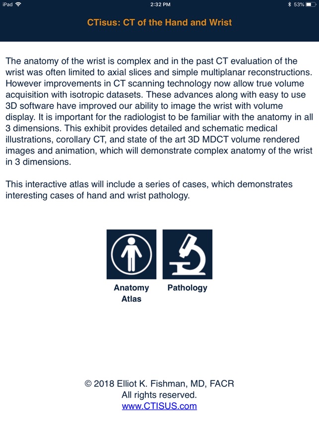 CTisus: CT of the Hand & Wrist