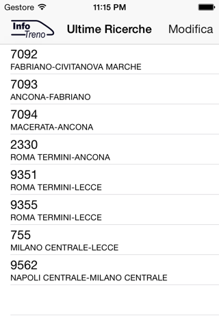 Info Treno screenshot 2