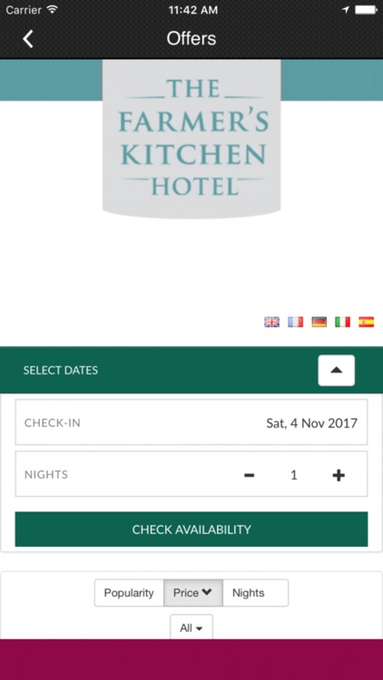 The Farmers Kitchen Hotel App