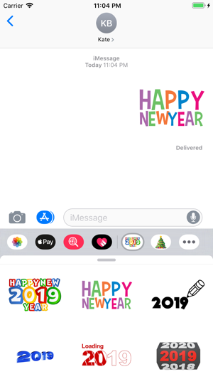 New Years 2019 Sticker Pack(圖1)-速報App