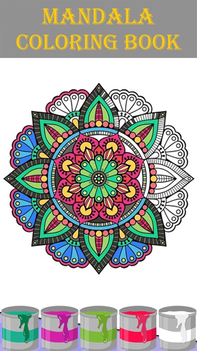 Mandala Coloring Book 2018 screenshot 2