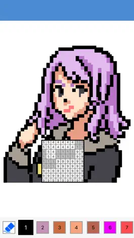 Game screenshot Аниме Manga Pixel Coloring hack