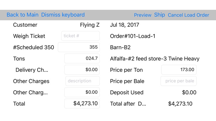 AgSys Hay Inventory