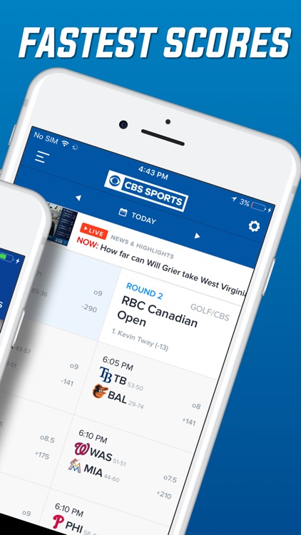 CBS Sports App Scores & Stats