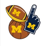 Michigan Wolverines Photo Booth Stickers