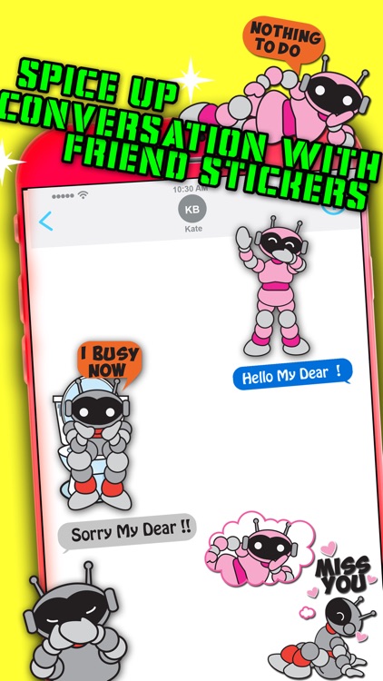 Smart Robot Animated Sticker