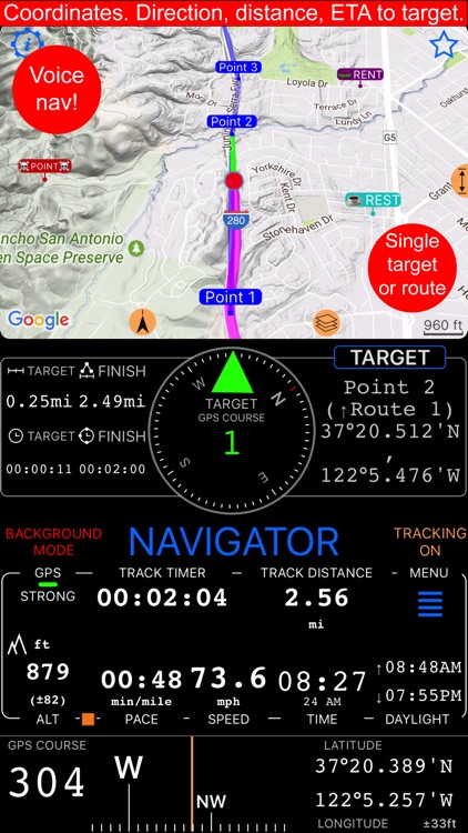 Compass 55. Map & GPS kit. screenshot-4
