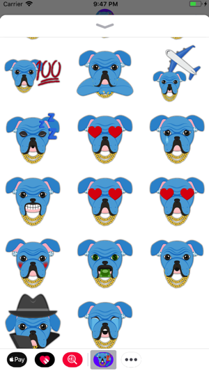 Blinged Out Blue Bulldog(圖3)-速報App