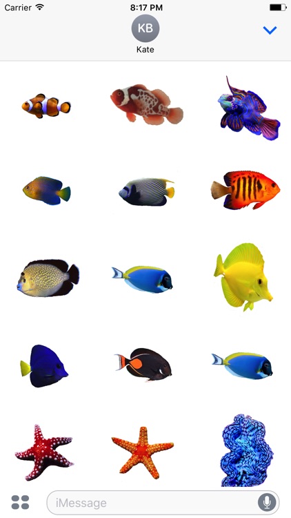 Saltwater Fish Stickers Plus