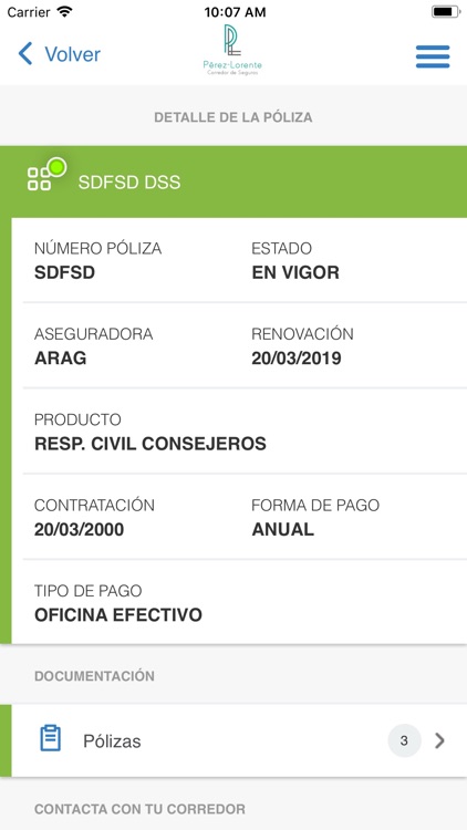 PÉREZ-LORENTE CORREDOR SEGUROS screenshot-4