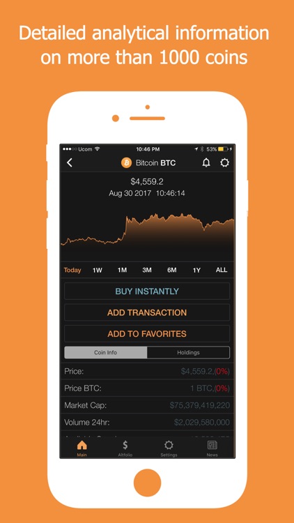 Coin Stats - Crypto Portfolio screenshot-3