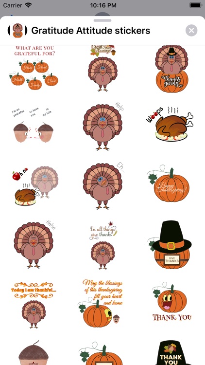 Thanksgiving Gratitude sticker