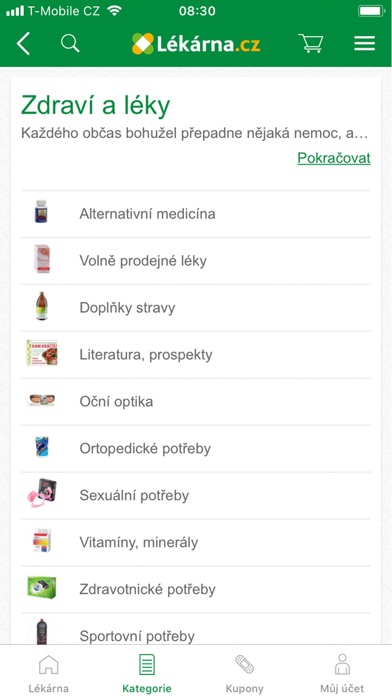 Lékárna.cz screenshot 2