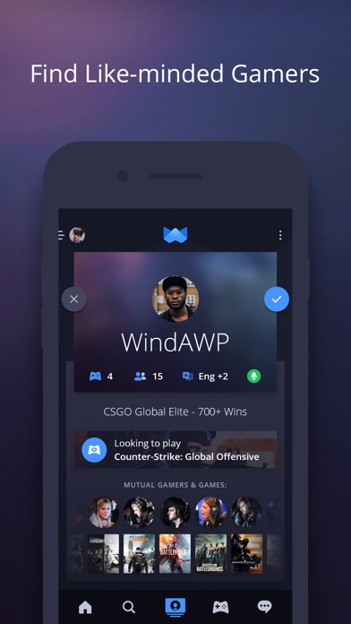 Wind: Find gamers to play with screenshot 2