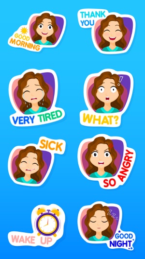 Fiona the Messy Girl Stickers