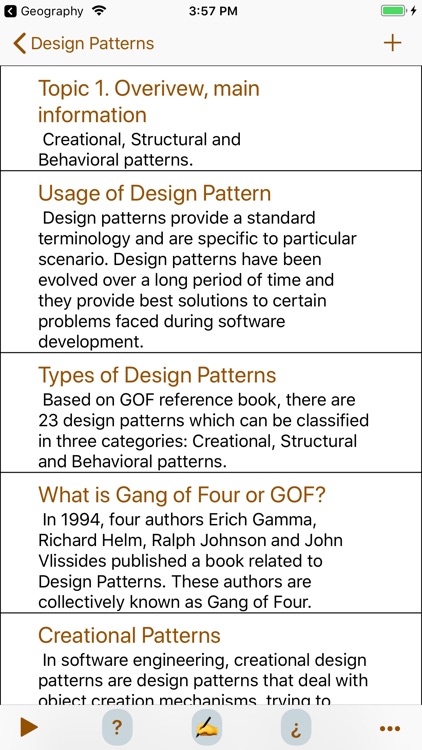 Design Patterns Interview