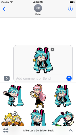 Miku Let's Go Sticker Pack