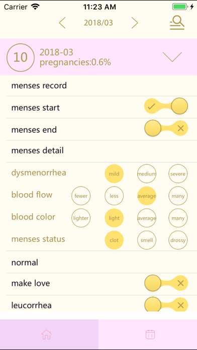 menstrual trackerのおすすめ画像3