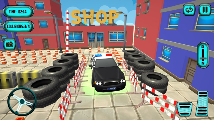 Police Cop Car Parking Sim