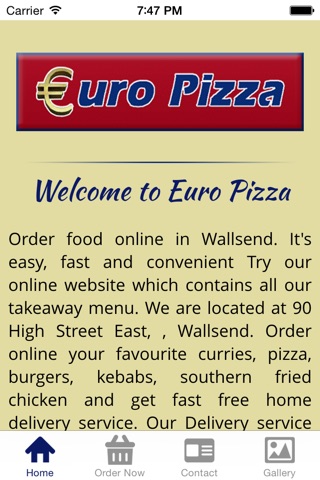 Euro Pizza Wallsend screenshot 2