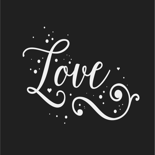 Black & White Love Quotes - Valentines Pack