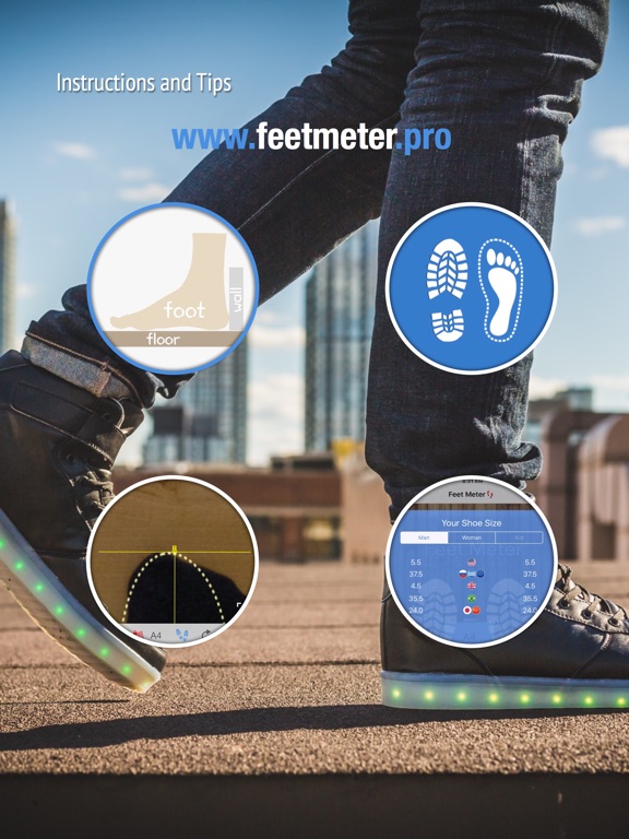 Shoe Size Meter foot length AppRecs