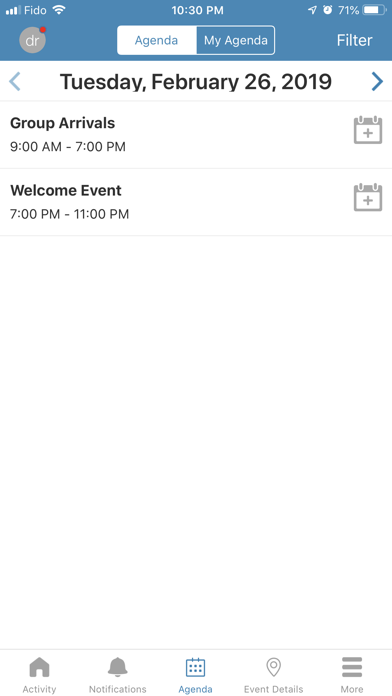 RBH Events App screenshot 3