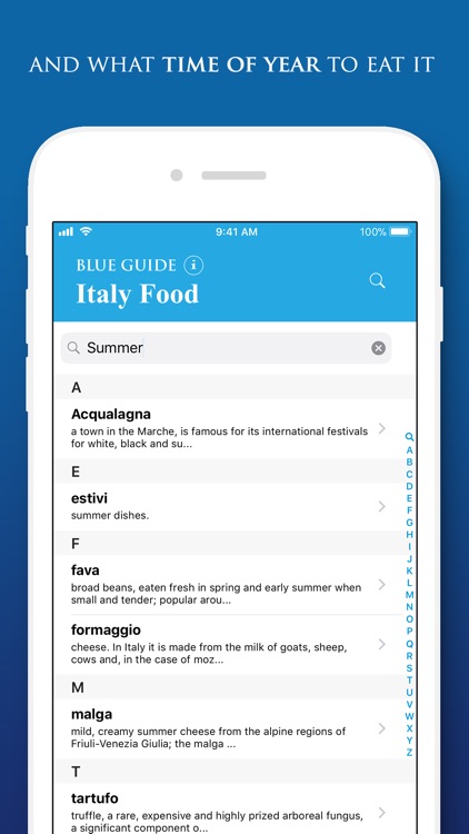 Italy Food by Blue Guides