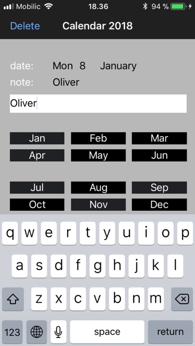 Pocket Calendar screenshot 3