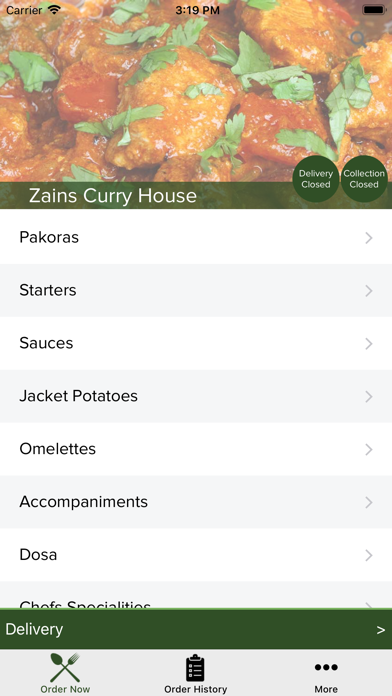 How to cancel & delete Zains Curry House Dalry from iphone & ipad 2