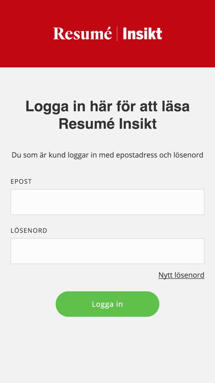 Resume Insikt