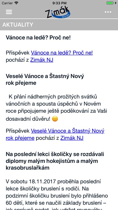 Zimák Nový Jičín screenshot 2